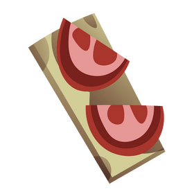 Vegetarian sandwich clipart