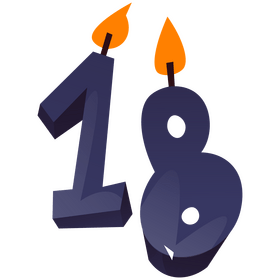Birthday candles clipart