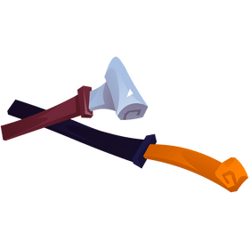 Birthday party horns clipart