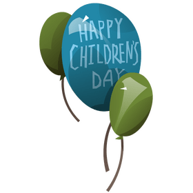 Children day balloons clipart