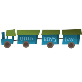 Children day train clipart