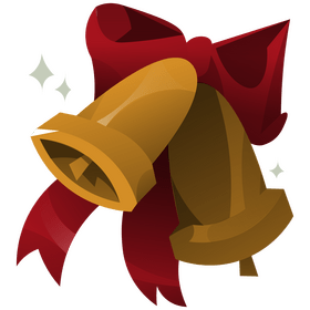 Christmas bells cartoon clipart