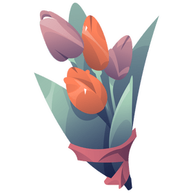 Easter flowers clipart