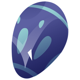 Easter egg cartoon clipart