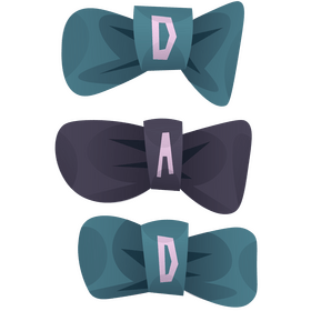 Fathers day bows clipart