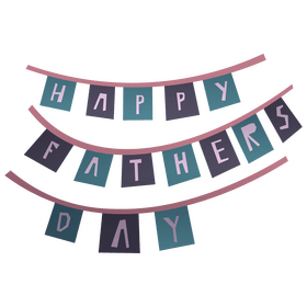 Happy fathers day banner clipart