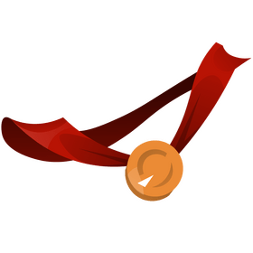 Graduation medal clipart
