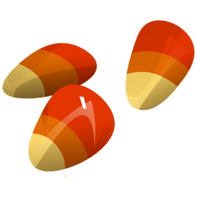 Halloween candy corn clipart