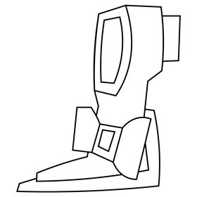 Halloween witch legs black and white clipart