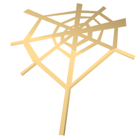 Free spider web halloween clipart