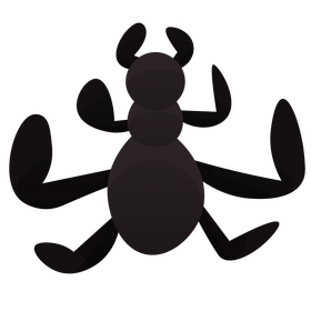 Cartoon halloween spider clipart