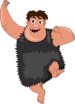 Thunk The Croods cartoon character drawing clipart