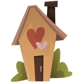 Housewarming house clipart