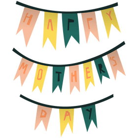 Mothers day banner clipart