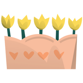 Mothers day flowers clipart