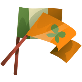 St Patricks Day flag clipart