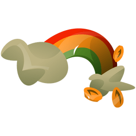 St Patricks Day rainbow clipart