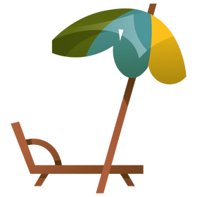 Beach umbrella clipart