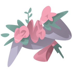 Wedding flowers clipart