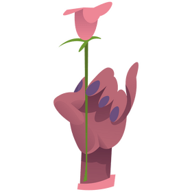 Womens day flower clipart