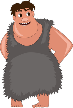 Thunk The Croods cartoon character drawing clipart