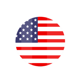 The United States flag clipart