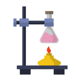 Chemical lab experiment clipart