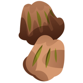 Semolina cake clipart