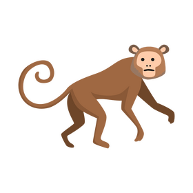Jungle monkey clipart