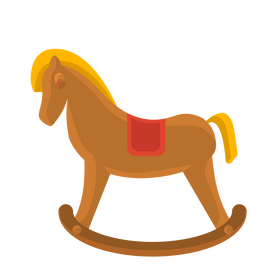 Rocking horse clipart