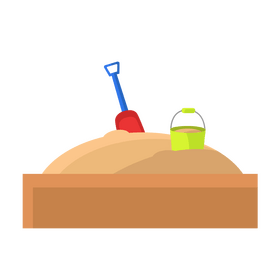 Playground sandbox clipart