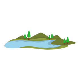 Lake clipart