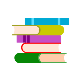 Stack of books clipart