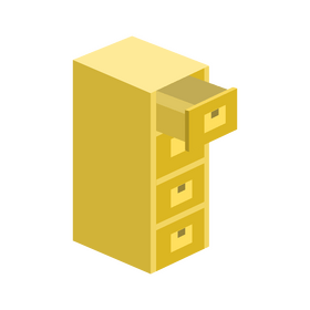 Filing cabinet clipart