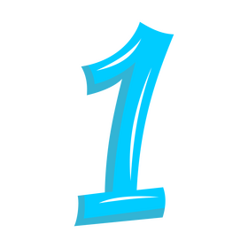Number 1 clipart
