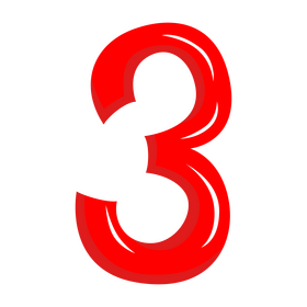 Number 3 drawing black and white clipart free download