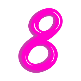 Number 8 clipart
