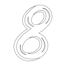 Number 3 drawing black and white clipart free download