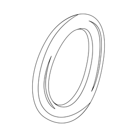 Number 0, zero drawing black and white clipart