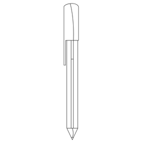 Gel pen black and white clipart