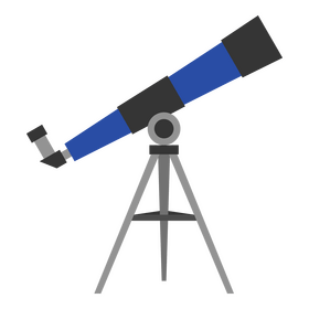 Telescope physics clipart