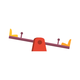 Preschool Seesaw playground clipart