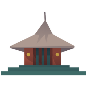 Sri Lanka temple clipart