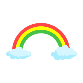 Free Rainbow And Clouds Clipart Free Download