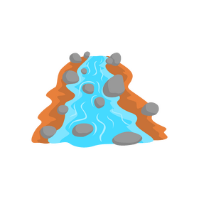 River rapid clipart