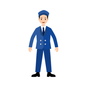 School bus driver clipart