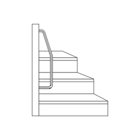 Steps drawing black and white clipart