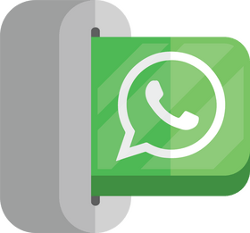 Whatsapp social media icon clipart