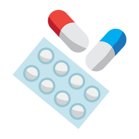 Depression medication, stress clipart