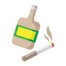 Smoke & Alcohol anti stress clipart